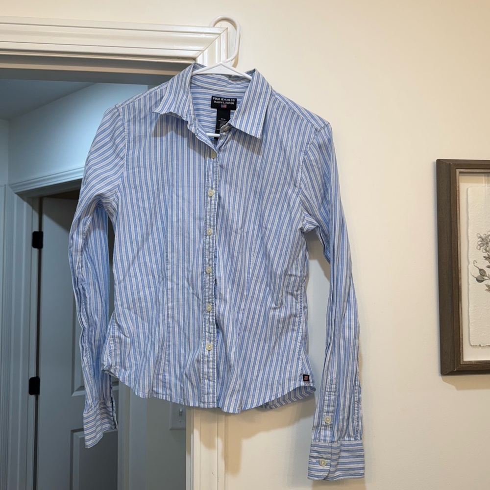 Vintage Polo Jeans Co Ralph Lauren‎ Button Down Blouse